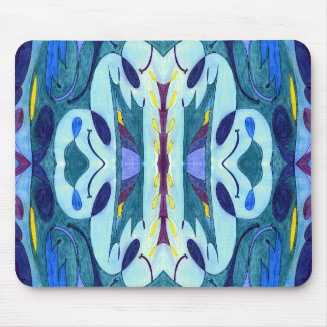 Mousepad Fumos azuis (Frente)