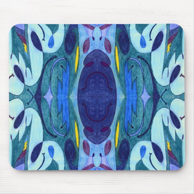 Mousepad Fumos azuis (Frente)