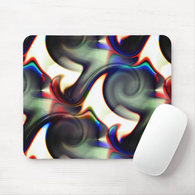 Mousepad Fumos escuros ou esvaziados espiritualmente com co (Com mouse)