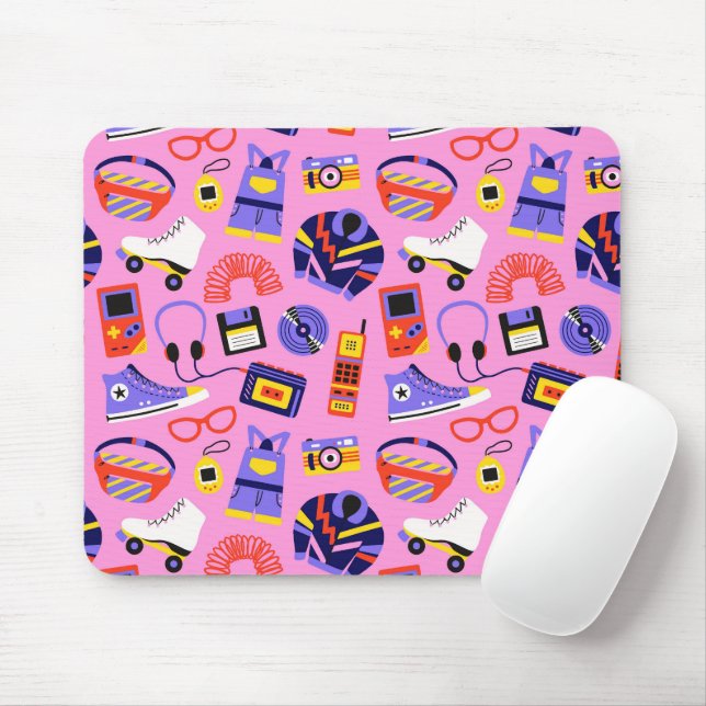 Mousepad Fun retro 90s nostalgia – Y2K tech and clothing (Com mouse)