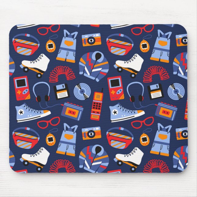 Mousepad Fun retro 90s nostalgia – Y2K tech and clothing (Frente)