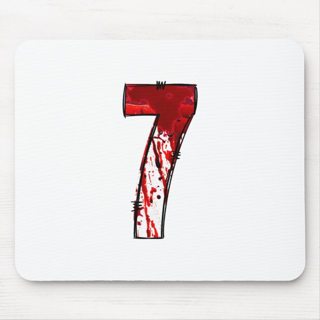 Mousepad Fun Six Seven 6 7 Meme Design Couples Halloween Ho (Frente)