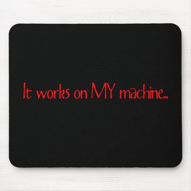Mousepad Funciona Na Mina (Frente)