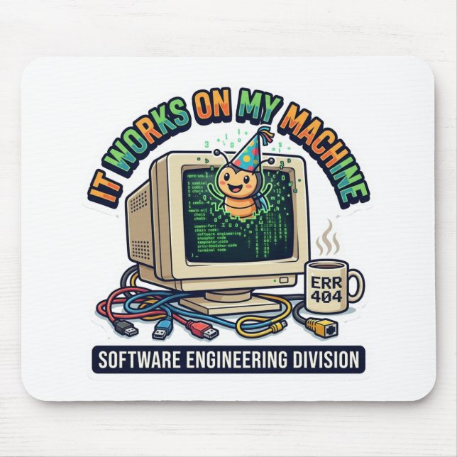 Mousepad Funciona na Minha Máquina - Programa de Engenheiro (Frente)