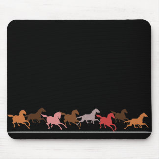Mousepad Funcionamento dos cavalos selvagens