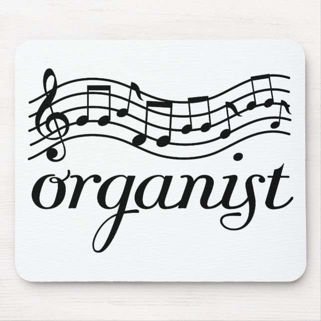 Mousepad Funcionarios musicais do organista (Frente)