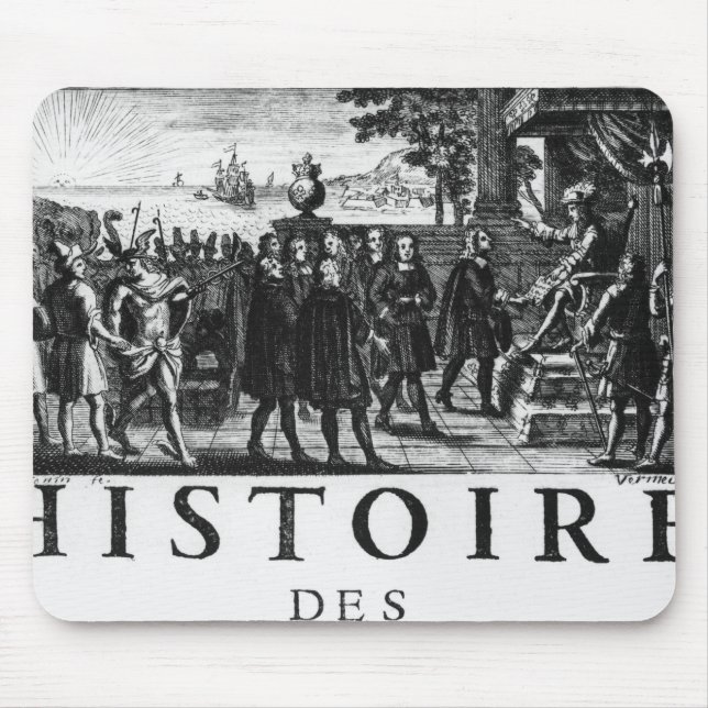 Mousepad Fundação por Louis XIV, rei de France (Frente)
