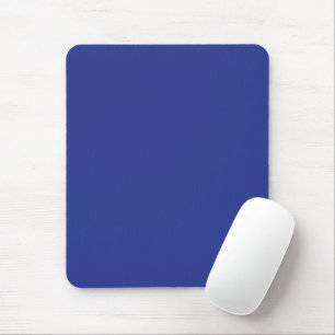 Mousepad Fundo Azul Escuro Sólido Design Minimalista Ousa