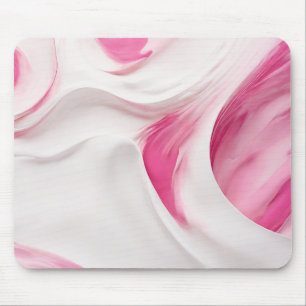 Mousepad fundo branco e cor-de-abstrato
