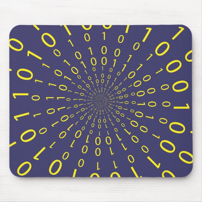 Mousepad Fundo circular binário (Frente)