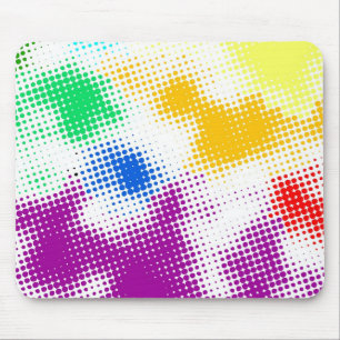 Mousepad Fundo colorido de intervalo mínimo aleatório