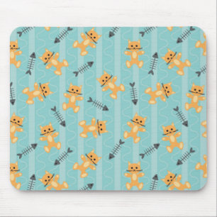 Mousepad fundo com gatos