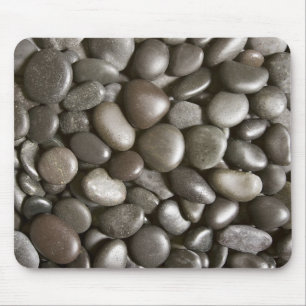 Mousepad Fundo da pedra do preto da rocha do rio -