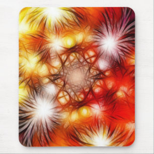 Mousepad Fundo das Estrelas do Abstrato Fireworks-34944