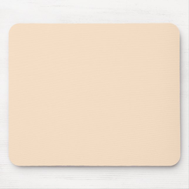 Mousepad Fundo de Cor de Tendência Sólida do Creme bege Bis (Frente)