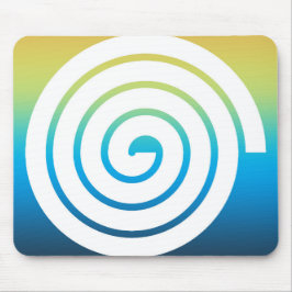 Mousepad Fundo de cor espiral Whaite