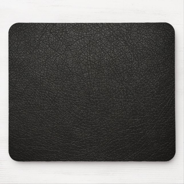 Mousepad Fundo de couro preto da textura (Frente)