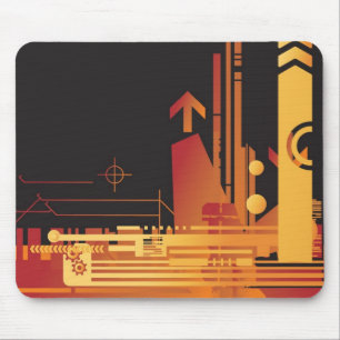 Mousepad Fundo de intervalo mínimo técnico 2