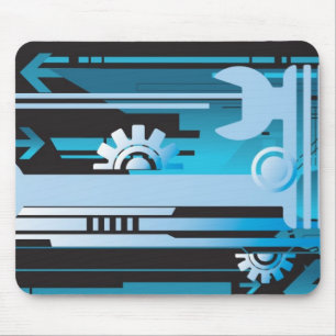 Mousepad Fundo de intervalo mínimo técnico 3