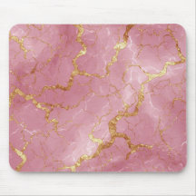 Fundo de Mármore Rosa com Veias Douradas