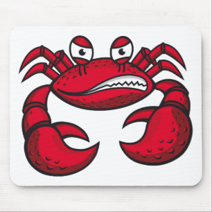 Mousepad Fundo do Caranguejo Mal-Humorado