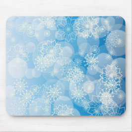 Mousepad Fundo do floco de neve