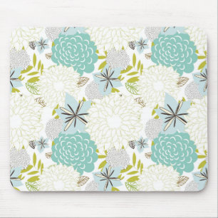 Mousepad Fundo floral