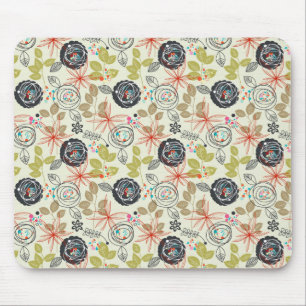Mousepad Fundo floral