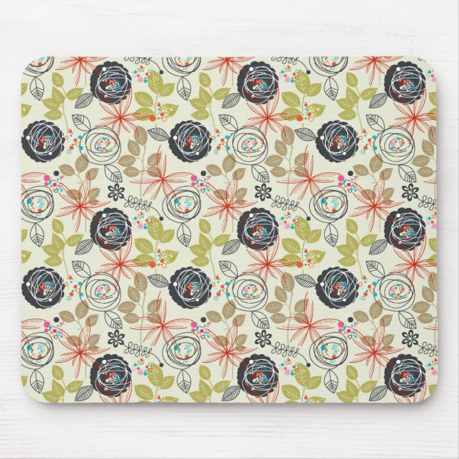 Mousepad Fundo floral (Frente)