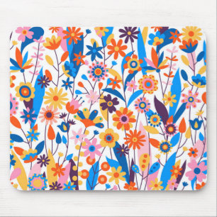 Mousepad Fundo Floral Multicolor Exótico-32939