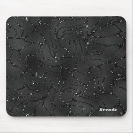 Mousepad Fundo luminoso monocromático preto