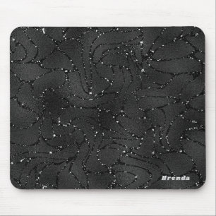 Mousepad Fundo luminoso monocromático preto
