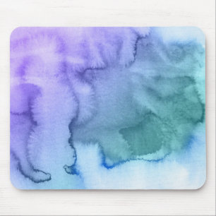 Mousepad Fundo pintado mão 6 da aguarela abstrata