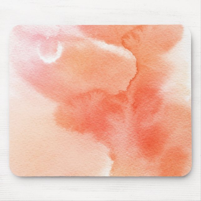Mousepad Fundo pintado mão da aguarela abstrata (Frente)