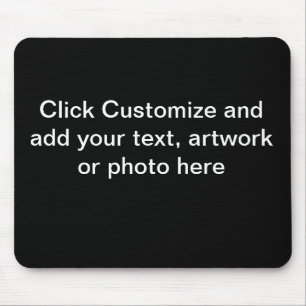 Mousepad Fundo preto do tapete do rato