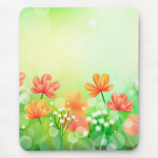 Mousepad Fundo Realista Blurred Primavera - 2374 (Frente)