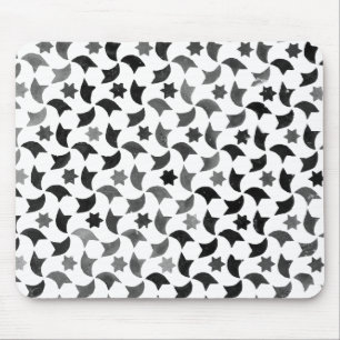 Mousepad Fundo transparente do mosaico da estrela de