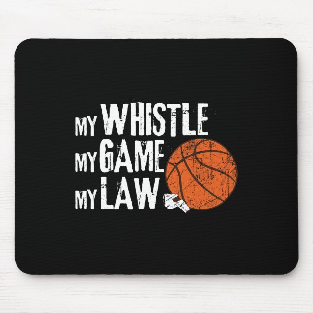 Mousepad Funerário Ref Hoops - Referência de Basquete 1 (Frente)