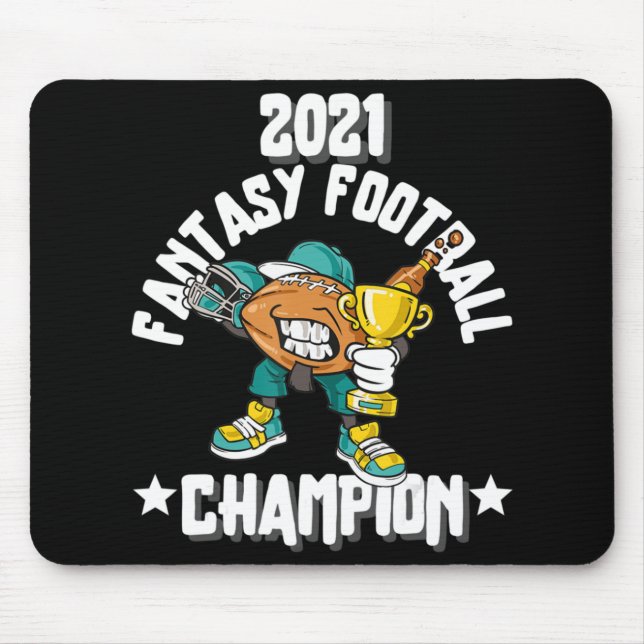 MOUSEPAD FUNNY 2021 FANTASY FOTBALL CHAMPION FANTASY LEAGU (Frente)