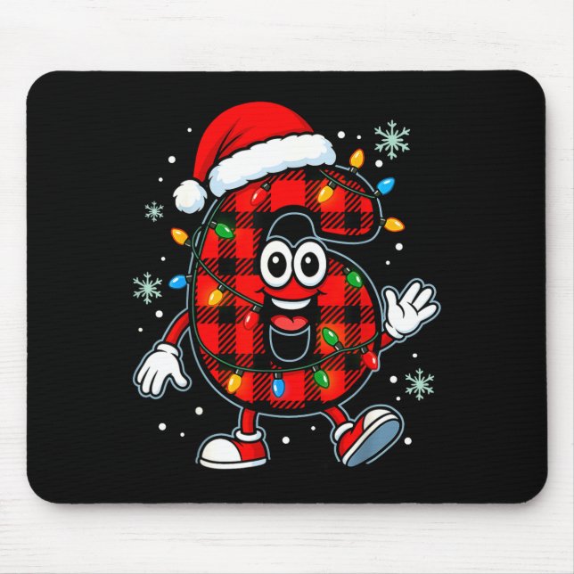 Mousepad Funny 67 Christmas Pajamas Shirt Six Seven Meme Br (Frente)