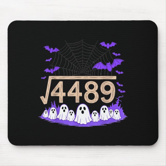 Mousepad Funny 67 Meme Math Teacher 6 7 Halloween Square Ro (Frente)