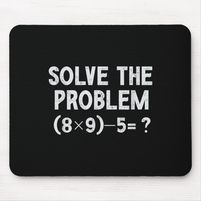 Mousepad Funny 67 Meme Pemdas Elementary Math Teacher Brain (Frente)