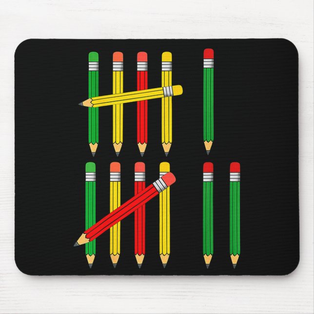Mousepad Funny 67 Tally Marks Math For Teachers Students Si (Frente)