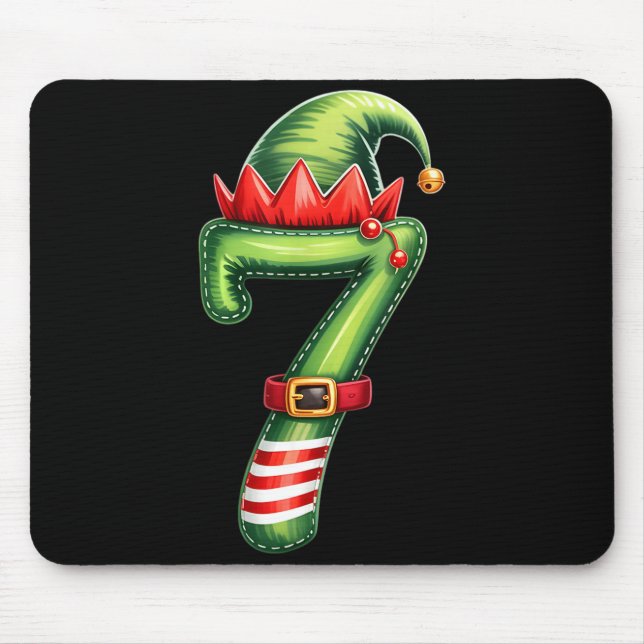 Mousepad Funny 6 7 Six Seven Meme Couple Matching Christmas (Frente)