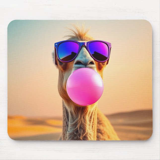 Mousepad Funny animal art – perfect gift for animal lovers  (Frente)