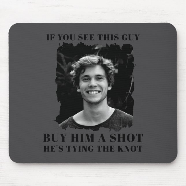 Mousepad Funny Bachelor Party Mens  (Frente)