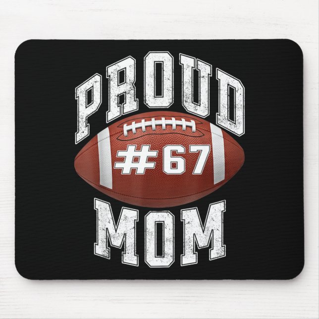 Mousepad Funny Basketball Mom 67 Meme Proud Mama Design  (Frente)