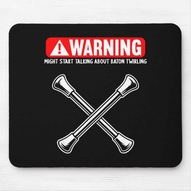 Mousepad Funny Baton Twirling  (Frente)