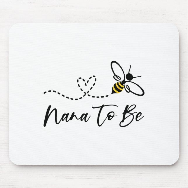 Mousepad Funny Bee Lover Nana To Be  (Frente)