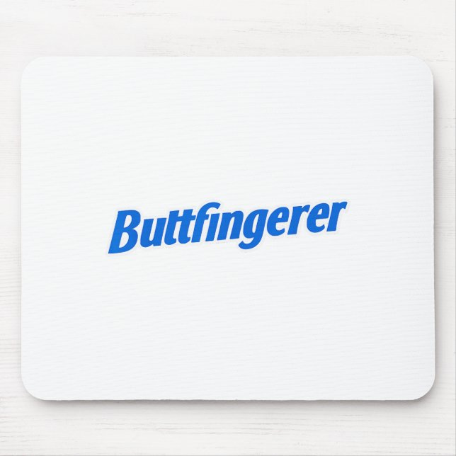 Mousepad Funny Buttfingerer Tee Butt Fingerer Halloween Emb (Frente)